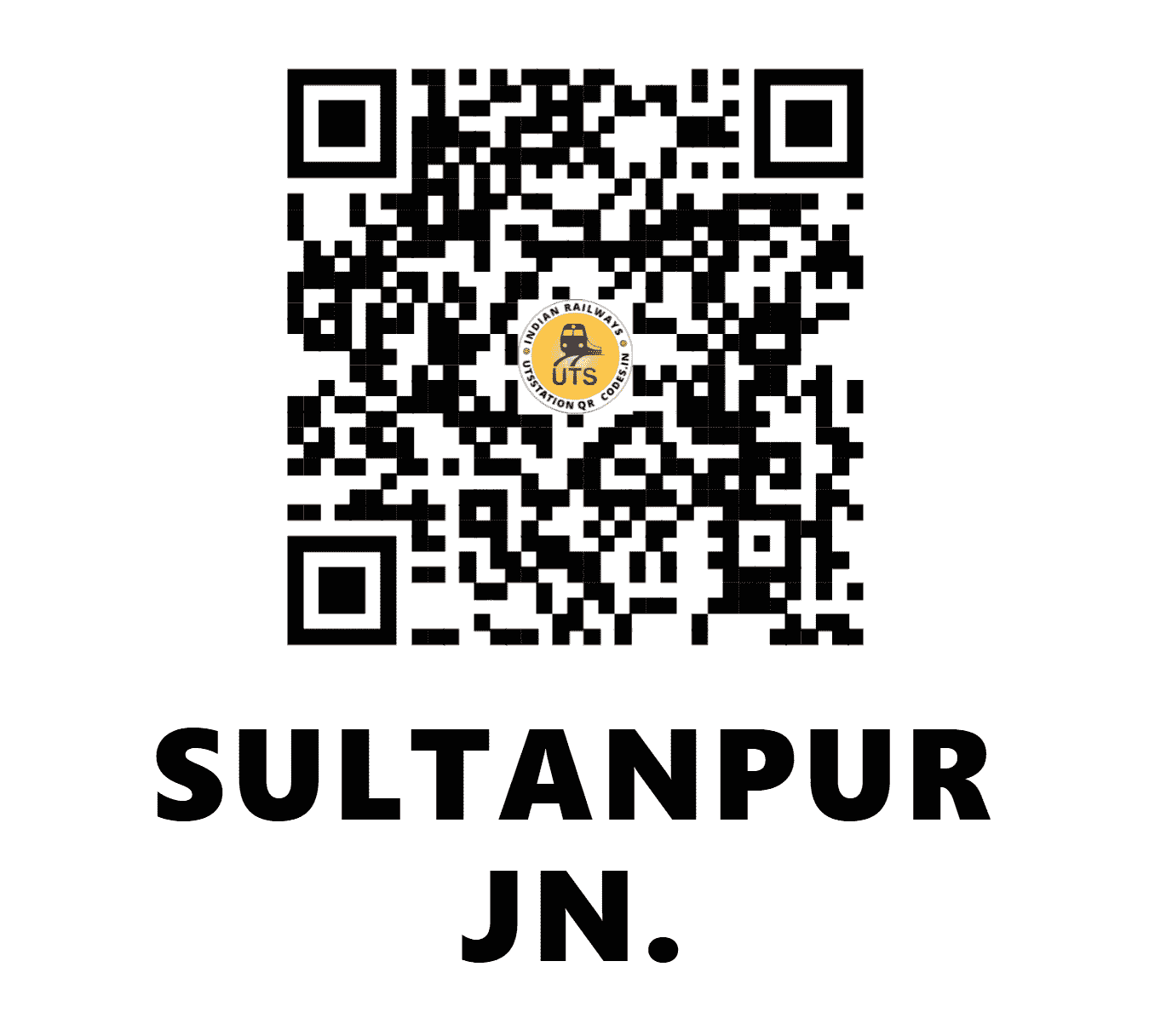 UTS QR Code for SULTANPUR JN. - SLN (NR - UTTAR PRADESH)